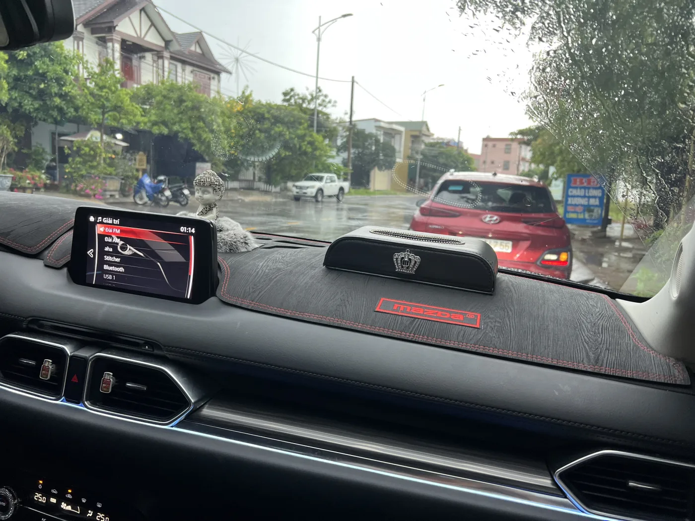 Thảm taplo Mazda CX-5 Da vân gỗ