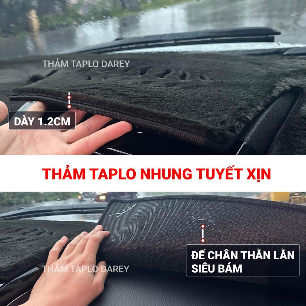 Thảm taplo Kia Soluto Nhung tuyết