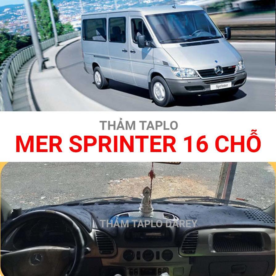 Ford Transit / Mercedes Sprinter / Toyota Hiace sau khi trải thảm taplo - ảnh 3